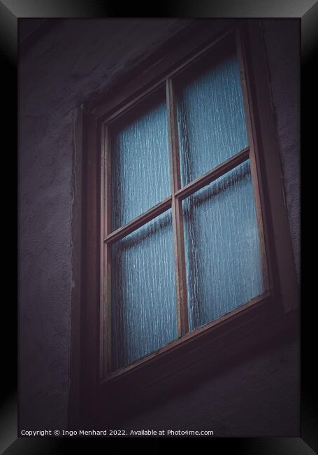 The classic wooden window Framed Print by Ingo Menhard