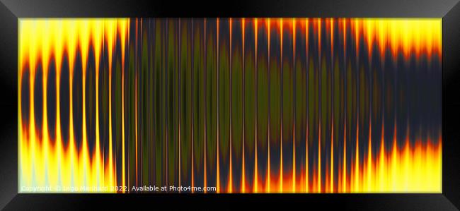 Sound waves Framed Print by Ingo Menhard