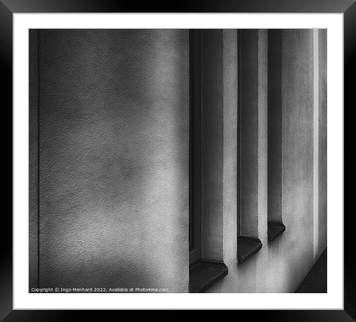 Lines will lead the way Framed Mounted Print by Ingo Menhard