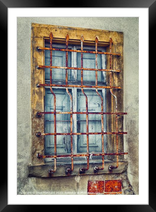 Window stronghold Framed Mounted Print by Ingo Menhard