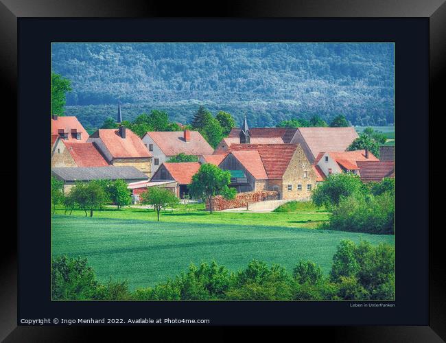 Living in Lower Franconia Framed Print by Ingo Menhard