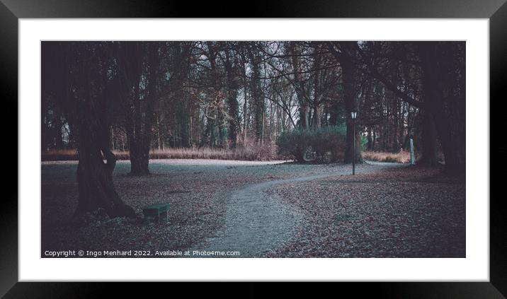 Rural parkland view Framed Mounted Print by Ingo Menhard
