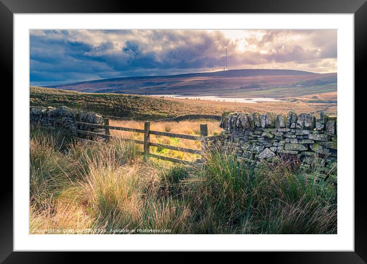 A ray of sunshine, Belmont Framed Mounted Print by Craig Cunliffe