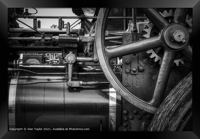 Traction Engine Detail #1 Framed Print by Alan Taylor