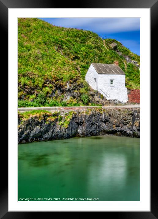 Pilot's House at Porthgain Harbour Framed Mounted Print by Alan Taylor