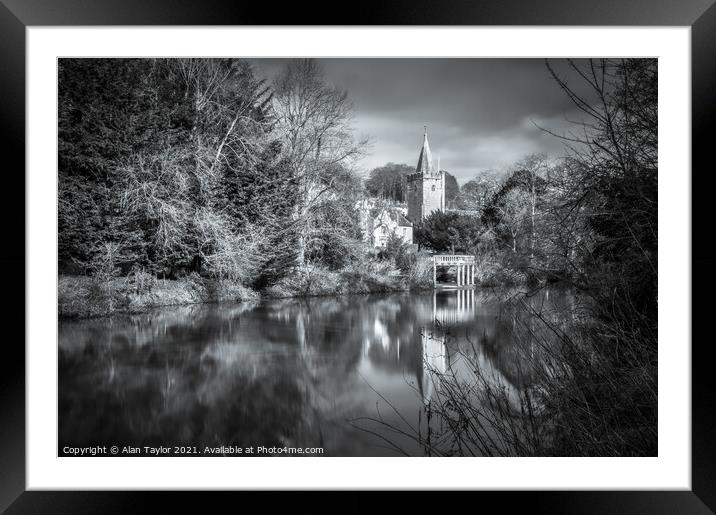 The River Avon at Bradford-on-Avon Framed Mounted Print by Alan Taylor