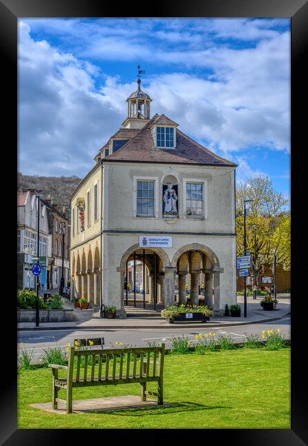 Picturesque Dursley Market Square Framed Print by Tracey Turner