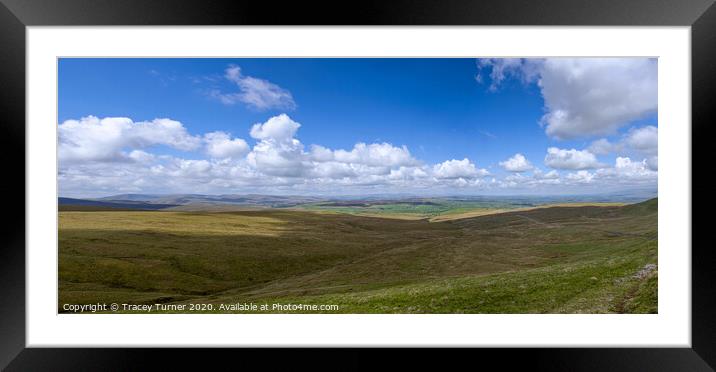 Yorkshire Dales Natural Beauty - Panorama Framed Mounted Print by Tracey Turner