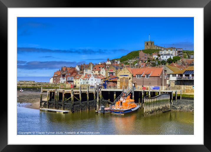 Whitby Lifeboat Station Framed Mounted Print by Tracey Turner