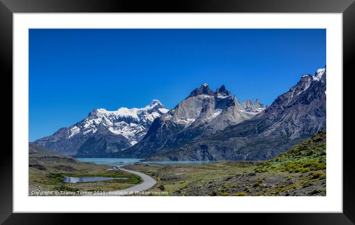 Torres del Paine National Park, Chile Framed Mounted Print by Tracey Turner