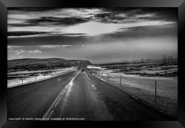 Icelandic Morning Framed Print by Martin Davis