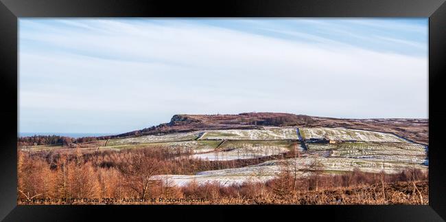 High Cliff from the Edge of Guisborough Forest Framed Print by Martin Davis
