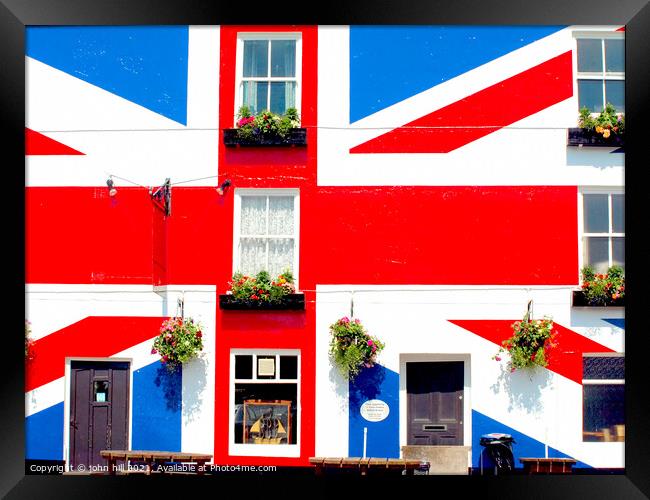 The Union Inn at Saltash Cornwall Framed Print by john hill