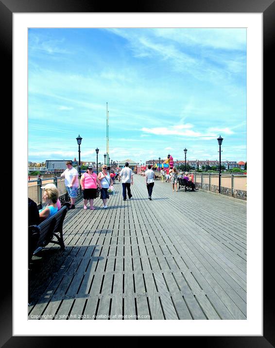 Skegness, Lincolnshire, UK. Framed Mounted Print by john hill