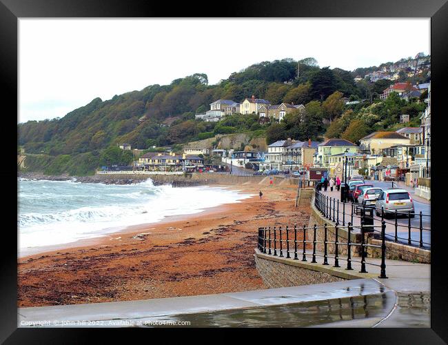 Ventnor in October, Isle of Wight, UK. Framed Print by john hill