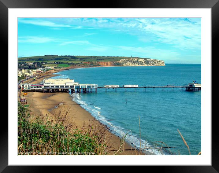 Sandown, Isle of Wight, UK. Framed Mounted Print by john hill