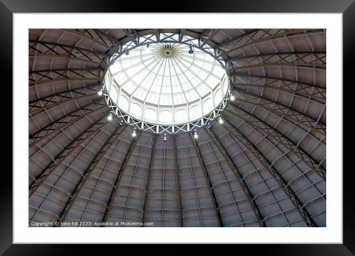 Devonshire Dome, Buxton, Derbyshire. Framed Mounted Print by john hill