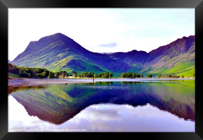 Big country, Cumbria, UK. Framed Print by john hill