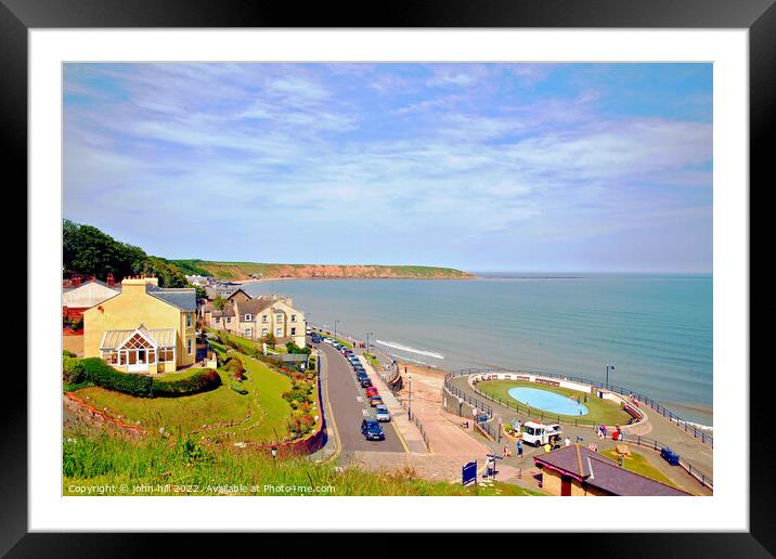 Filey, North Yorkshire. Framed Mounted Print by john hill