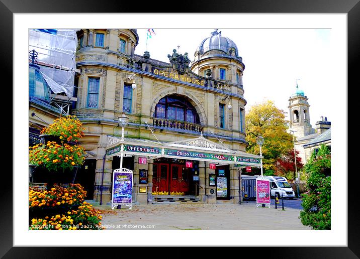 Majestic Buxton Opera House: A Cultural Haven Framed Mounted Print by john hill