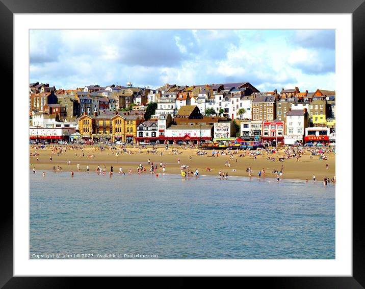 Scarborough Seaside Escape Framed Mounted Print by john hill
