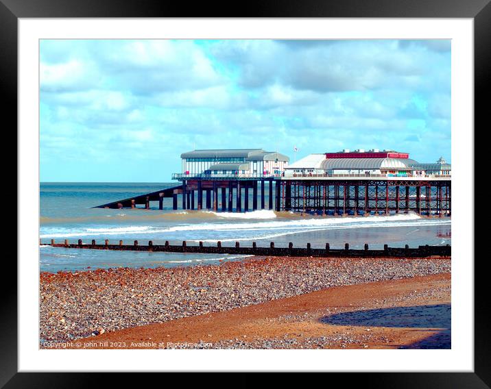 The Dramatic Coastline of Cromer Framed Mounted Print by john hill