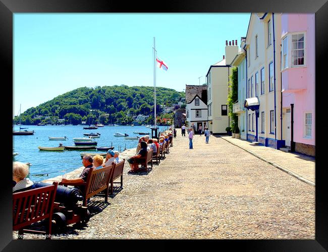 Historic Bayards Cove's Nautical Legacy Framed Print by john hill