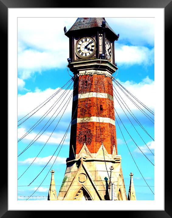 The Clock tower, Skegness, UK. Framed Mounted Print by john hill