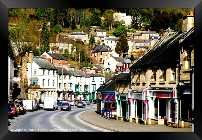 Matlock Bath Derbyshire Framed Print by john hill