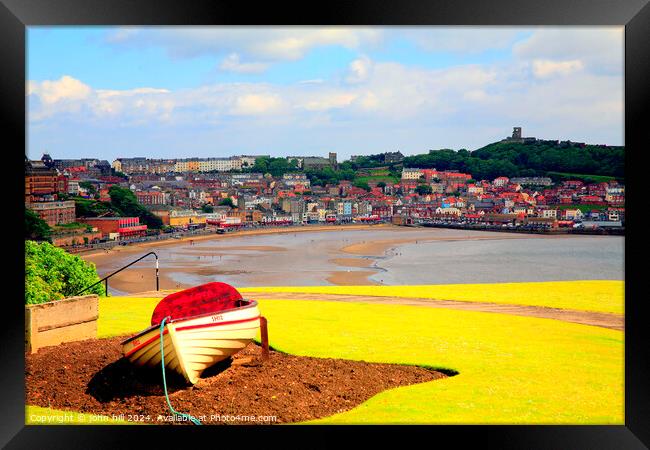 Scarborough, Yorkshire. Framed Print by john hill