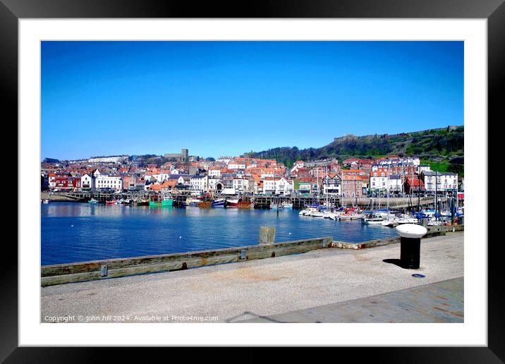 Scarborough, North Yorkshire. Framed Mounted Print by john hill