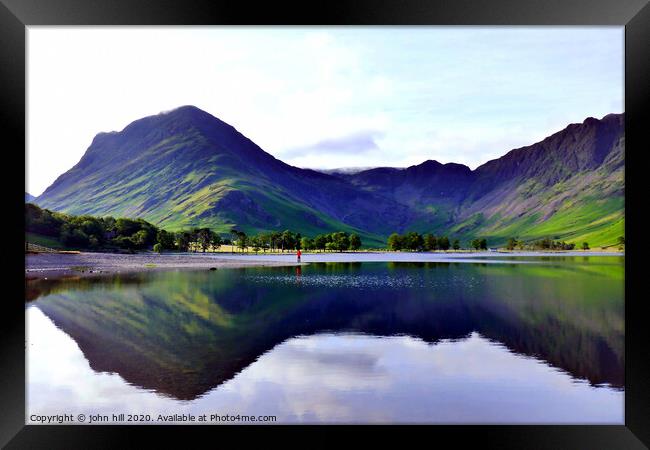 Big countryside. Framed Print by john hill