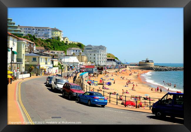 Ventnor on the Isle of Wight. Framed Print by john hill