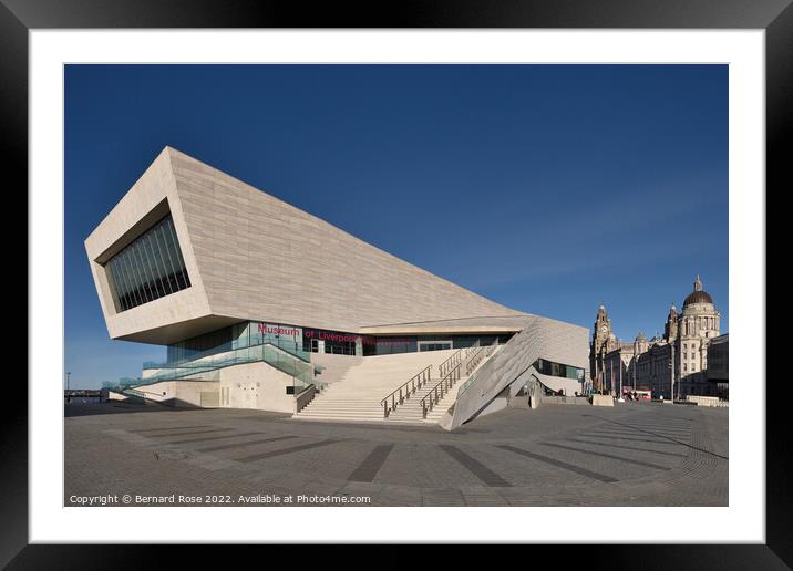 Museum of Liverpool Framed Mounted Print by Bernard Rose Photography