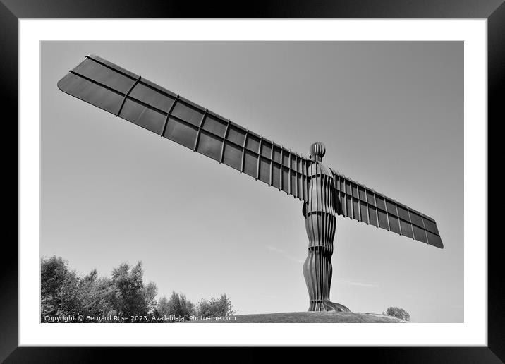 Angel of The North Framed Mounted Print by Bernard Rose Photography