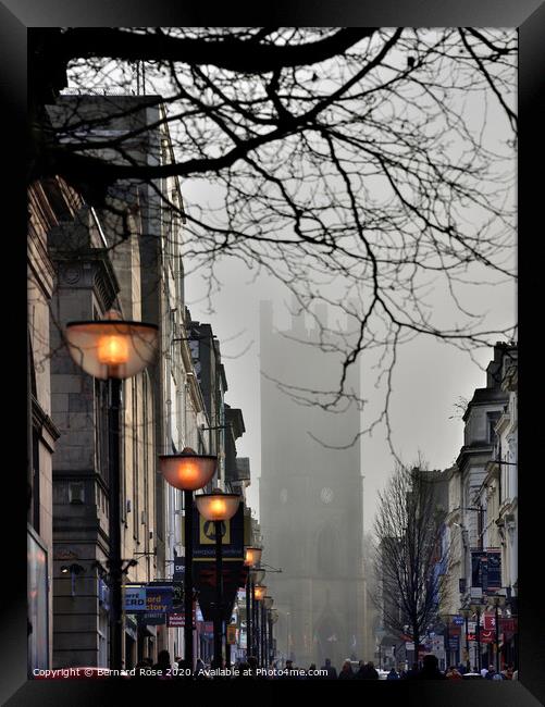 Bold Street, Liverpool Framed Print by Bernard Rose Photography