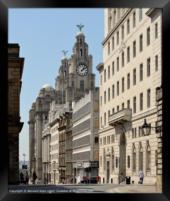 Royal Liver Building Framed Print by Bernard Rose Photography