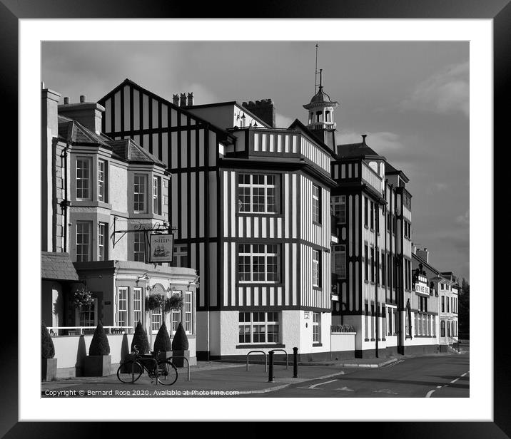 Mostyn House Parkgate on the Wirral Framed Mounted Print by Bernard Rose Photography