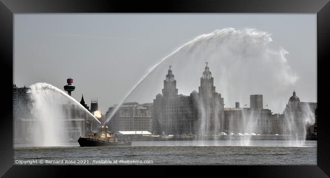 Liverpool Waterfront  Framed Print by Bernard Rose Photography