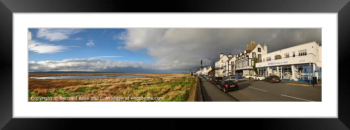 The Parade at Parkgate Framed Mounted Print by Bernard Rose Photography