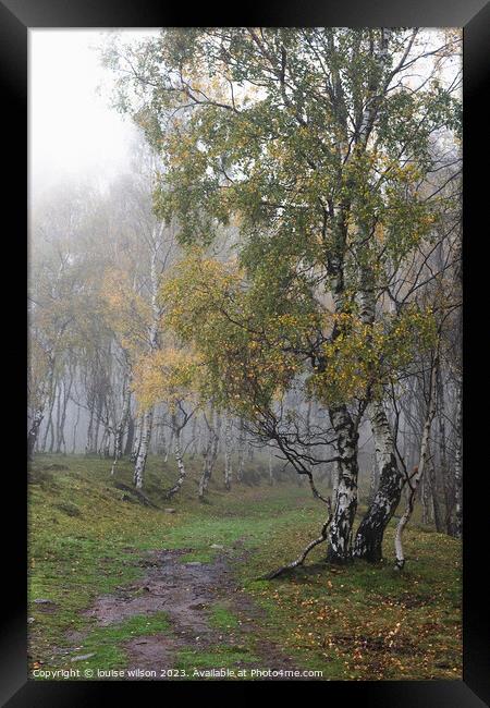 Myterious Path Framed Print by louise wilson