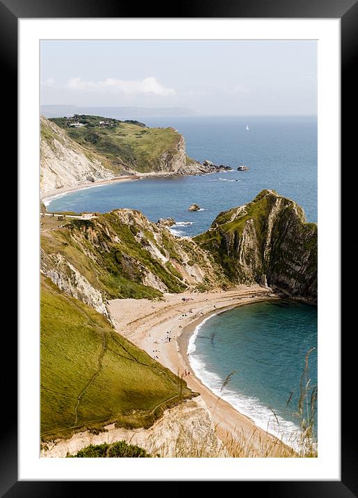 Dorset Coastline Framed Mounted Print by Eddie Howland