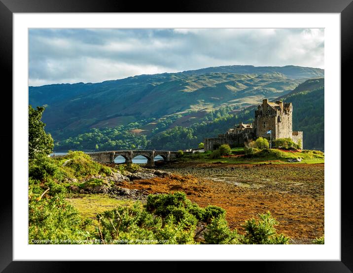 Eilean Donan Castle Framed Mounted Print by Karol Kozlowski