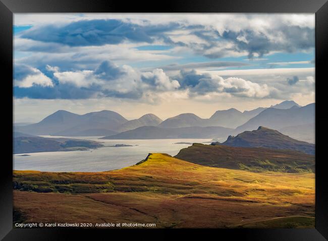Isle of Skye Framed Print by Karol Kozlowski