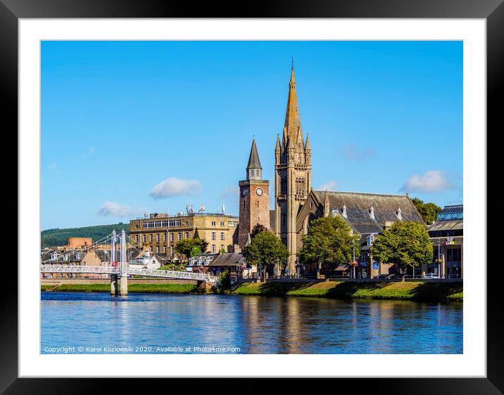 Inverness Framed Mounted Print by Karol Kozlowski