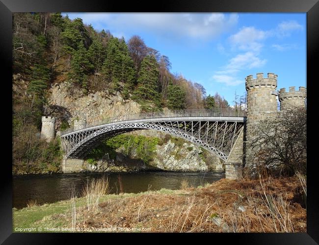 Craigellachie Bridge Framed Print by Thelma Blewitt