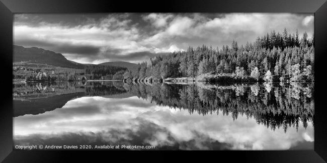 Loch Farr, near Inverness Framed Print by Andrew Davies