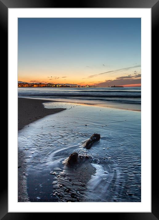 Spanish sunrise Framed Mounted Print by Tomasz Goli