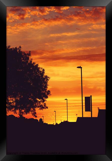 Sky Sun Framed Print by Tracey Truelove