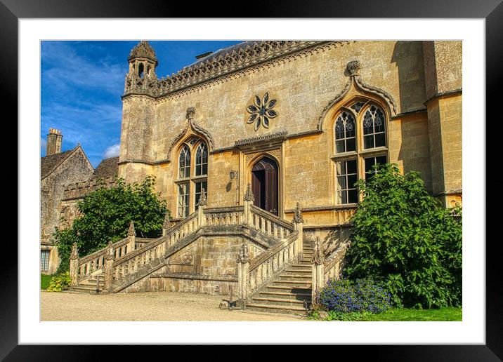 Lacock Abbey Fox Talbot Museum Front Framed Mounted Print by Helkoryo Photography